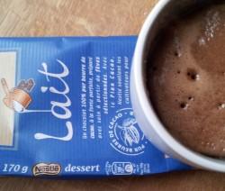 Recette mug cake chocolat lait amande