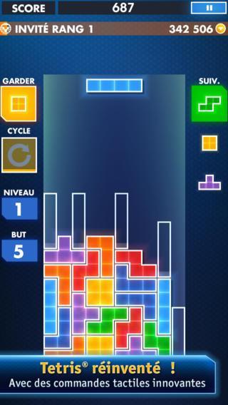 L'App Tetris offerte aux utilisateurs de l'App Apple Store
