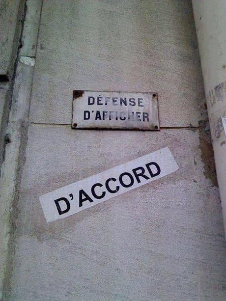 Défense d'afficher...
