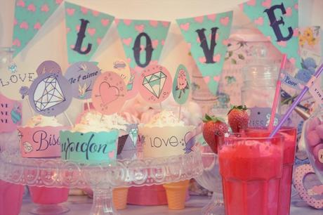 Saint Valentin : la Sweet Table. Saint Valentin : la Sweet Table.