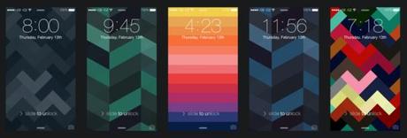Geometrix, 5 Wallpapers pour iPhone