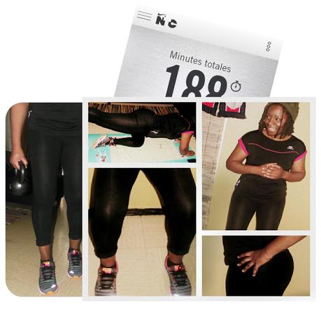 Mon nike training à la maison