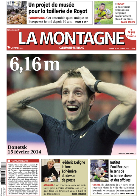 Renaud Lavillenie : nouveau record du monde à 6m16 lamontagne-16-02_14-lavillenie
