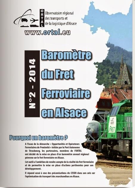 Deuxième numéro du baromètre du fret ferroviaire en Alsace
