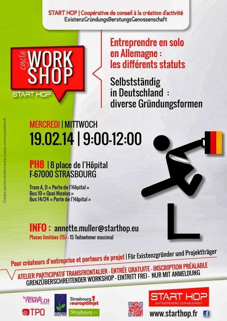 Entreprendre en solo en Allemagne dans l'Eurodistrict : Rendez-vous  le 19 février 2014  !