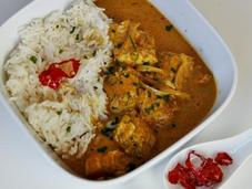Curry poisson échalotes