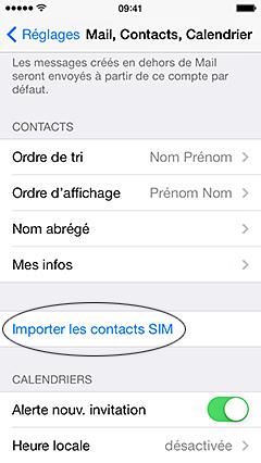 Comment transférer les contacts d'un mobile Android sur un iPhone?