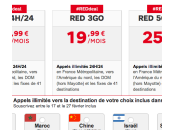 appels illimités Tunisie, Maroc, Chine Israël (#REDdeal)
