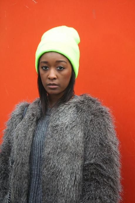 Un look - En basket et fourrure