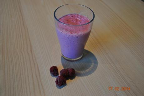 Milk shake framboises