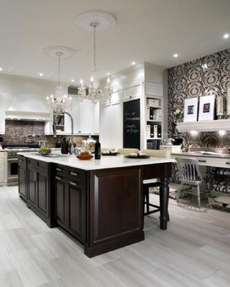 { Pour ou contre } Le papier peint dans la cuisine…?