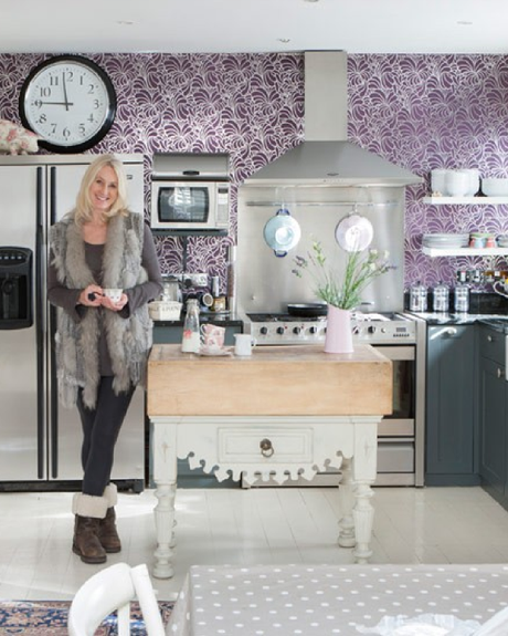 { Pour ou contre } Le papier peint dans la cuisine…?