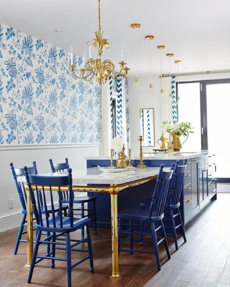 { Pour ou contre } Le papier peint dans la cuisine…?