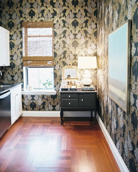 { Pour ou contre } Le papier peint dans la cuisine…?
