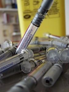 Copaxone seringues seringue poubelle déchetterie