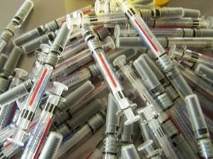 Copaxone déchets seringue