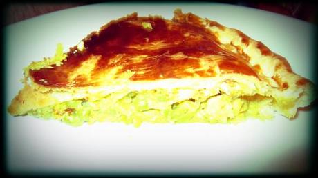 tourte poulet petits pois