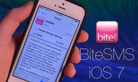 BiteSMS 8.0 iOS 7 disponible dans sa version finale pour iPhone Jailbreak