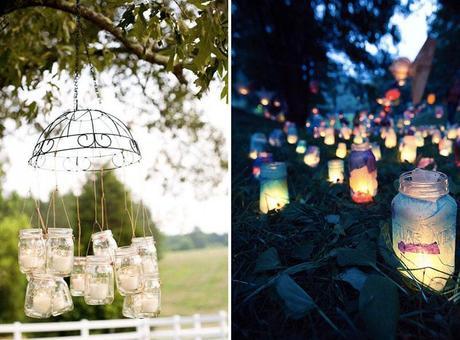 Mason jar & Illumination Mason Jar : L’accessoire incontournable de votre fête