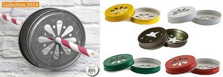 Love'n Gift - Couvercle Mason Jar Mason Jar : L’accessoire incontournable de votre fête