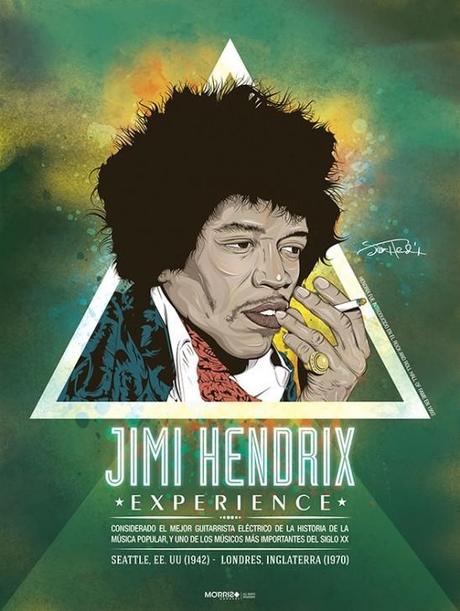 Illustration, Caricature Jimi Hendrix