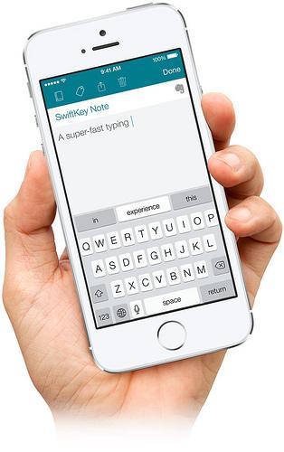 SwiftKey Note, une App iPhone équipée de son propre clavier intuitif