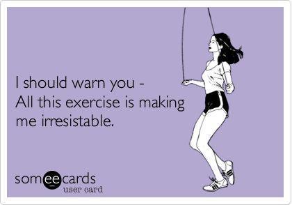 Et si on s’entraînait bien au chaud dans notre salon? Irresistible!