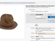 Pharrell vente fameux chapeau eBay