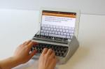 une machine à écrire pour iPad