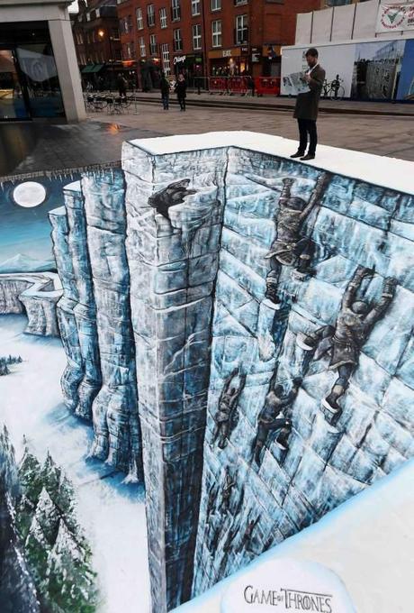 Street-art : Le mur de Game of Thrones à Londres est impressionnant !
