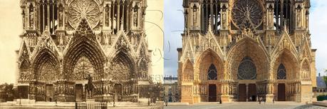 le parvis et la statue de Jeanne d'Arc