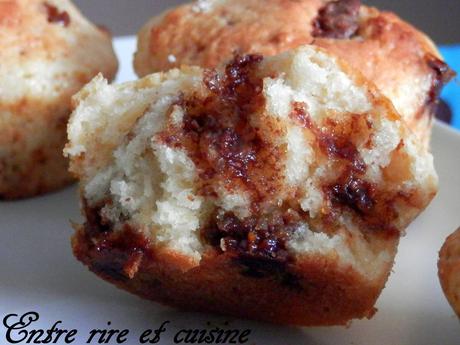 Muffins au Lait Ribot et pépites de chocolat Daim arômatisés à la Cerise