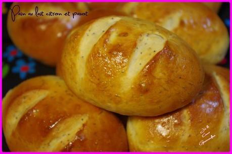 Pain au lait au citron et au pavot pain au lait citron pavot