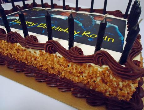 Gâteau d'anniversaire praliné et chocolat