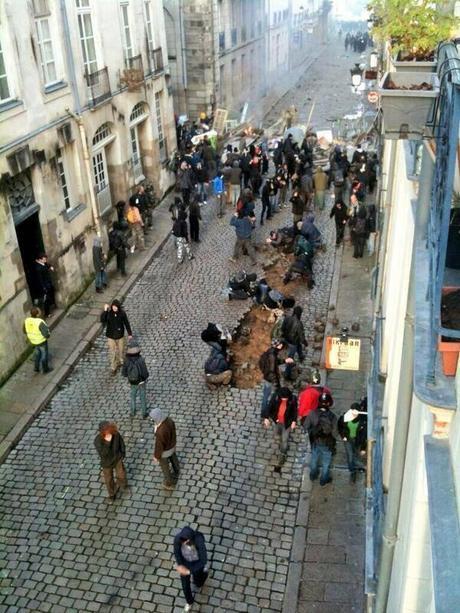 Nantes, une ville dans le chaos après la manifestation contre laéroport