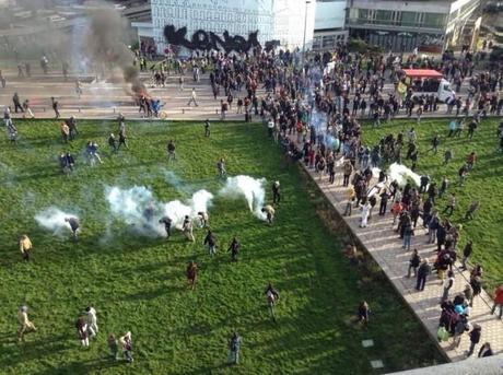 Nantes, une ville dans le chaos après la manifestation contre l’aéroport