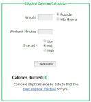 calculatrice calories velo elliptique 5
