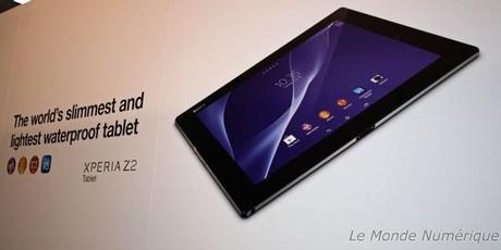 MWC 2014 : Nouvelle tablette tactile Sony Xperia Z2 Tablet