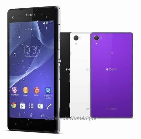 MWC 2014 : Après l’Xperia Z1, Sony dévoile l’Xperia Z2