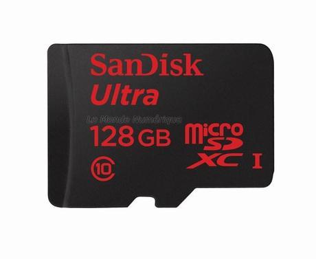 MWC 2014 : Sandisk dévoile une carte mémoire microSDXC de 128 Go