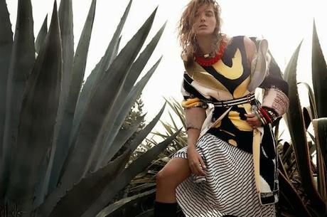 La shooting de Daria Werbowy pour le Vogue UK du mois de Mars...