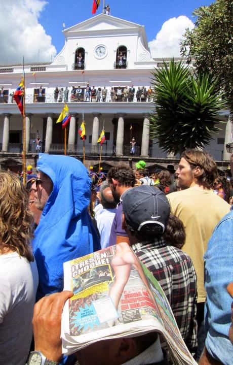 Quito par l'affichage