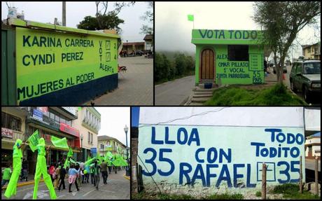 Quito par l'affichage