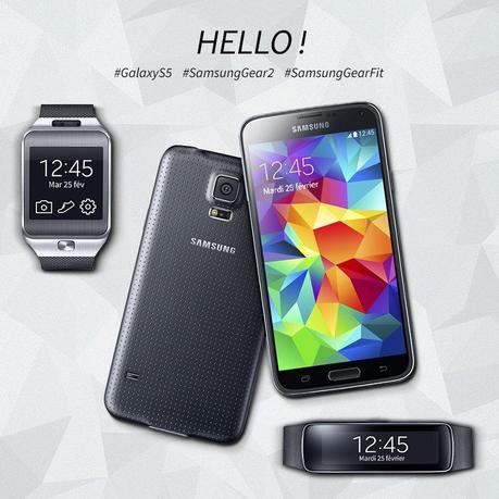 MWC 2014 : Samsung dévoile son nouveau smartphone Galaxy S5