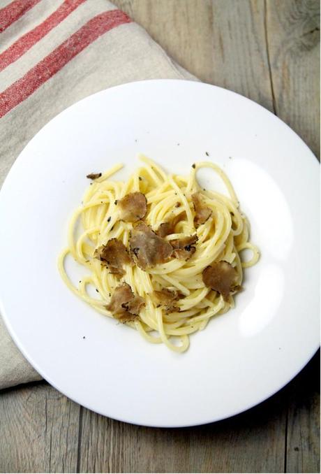 Spaghetti à la truffe noire