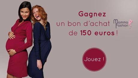 Gagnez un bon d’achat de 150€ sur les vêtements Grossesse & Allaitement