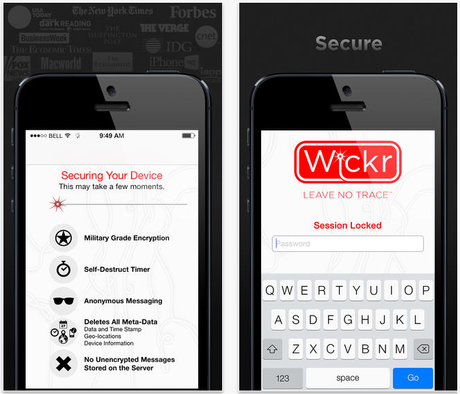 Wickr iPhone