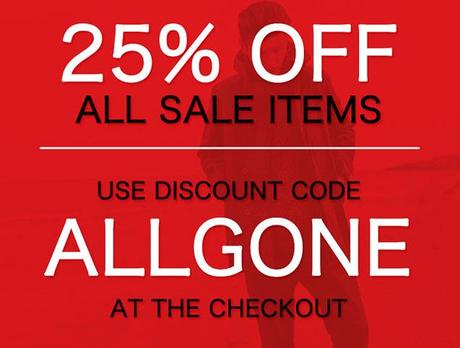 END. 25% OFF ALL SALE ITEMS