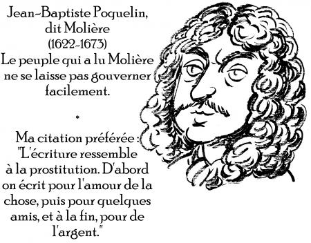 webzine,zébra,gratuit,bd,fanzine,bande-dessinée,antistyle,littéraire,critique,littérature,portrait,écrivain,caricature,citation,jean-baptiste poquelin,molière,prostitution