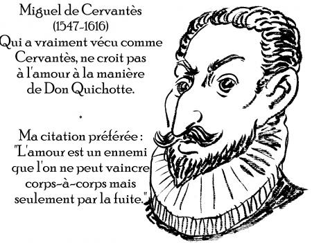 webzine,zébra,gratuit,bd,fanzine,bande-dessinée,antistyle,littéraire,critique,littérature,portrait,écrivain,caricature,citation,miguel de cervantes,amour,don quichotte